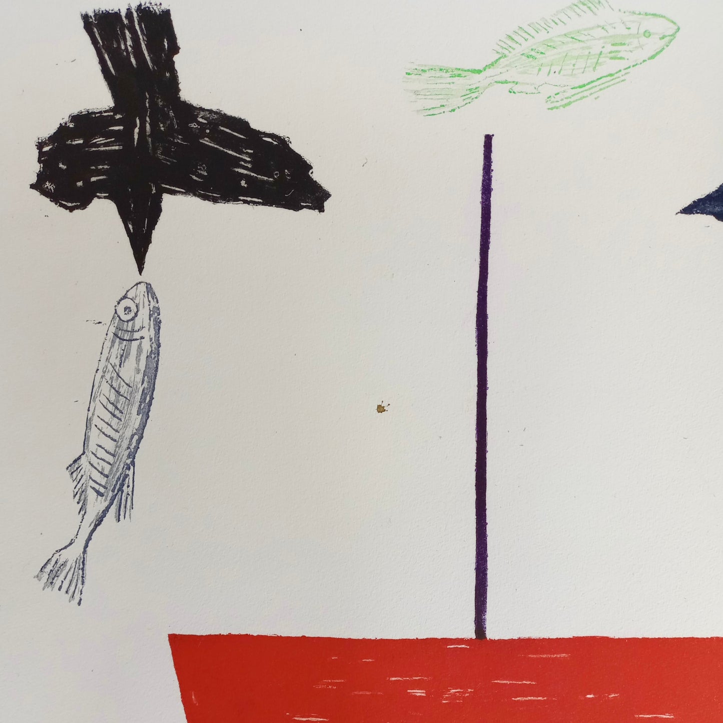 "Air and Water", lithograph