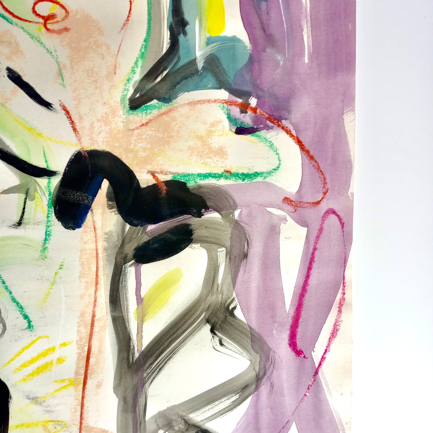 abstract aquarelle painting