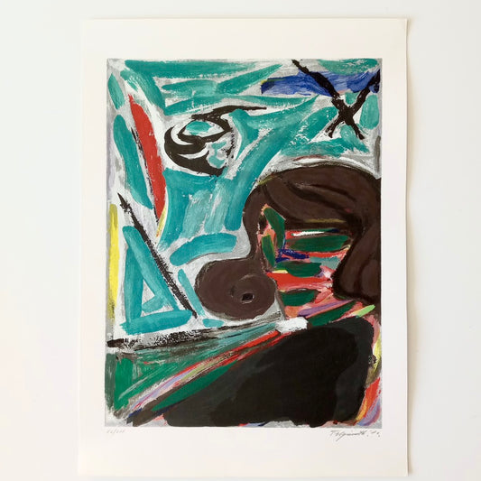 "Jannie", lithograph