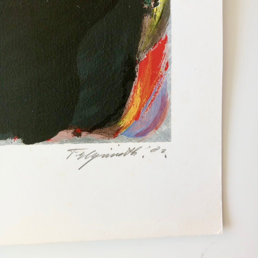 "Jannie", lithograph
