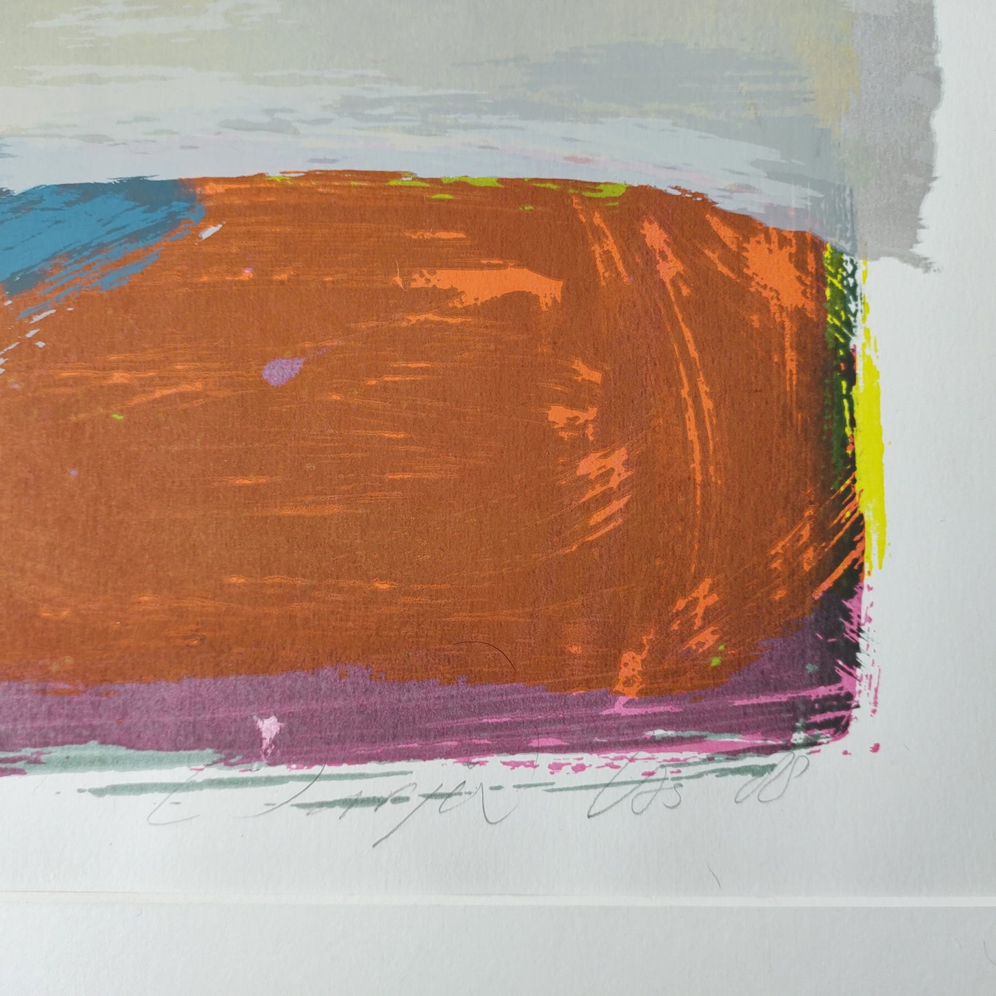 large colorful lithograph