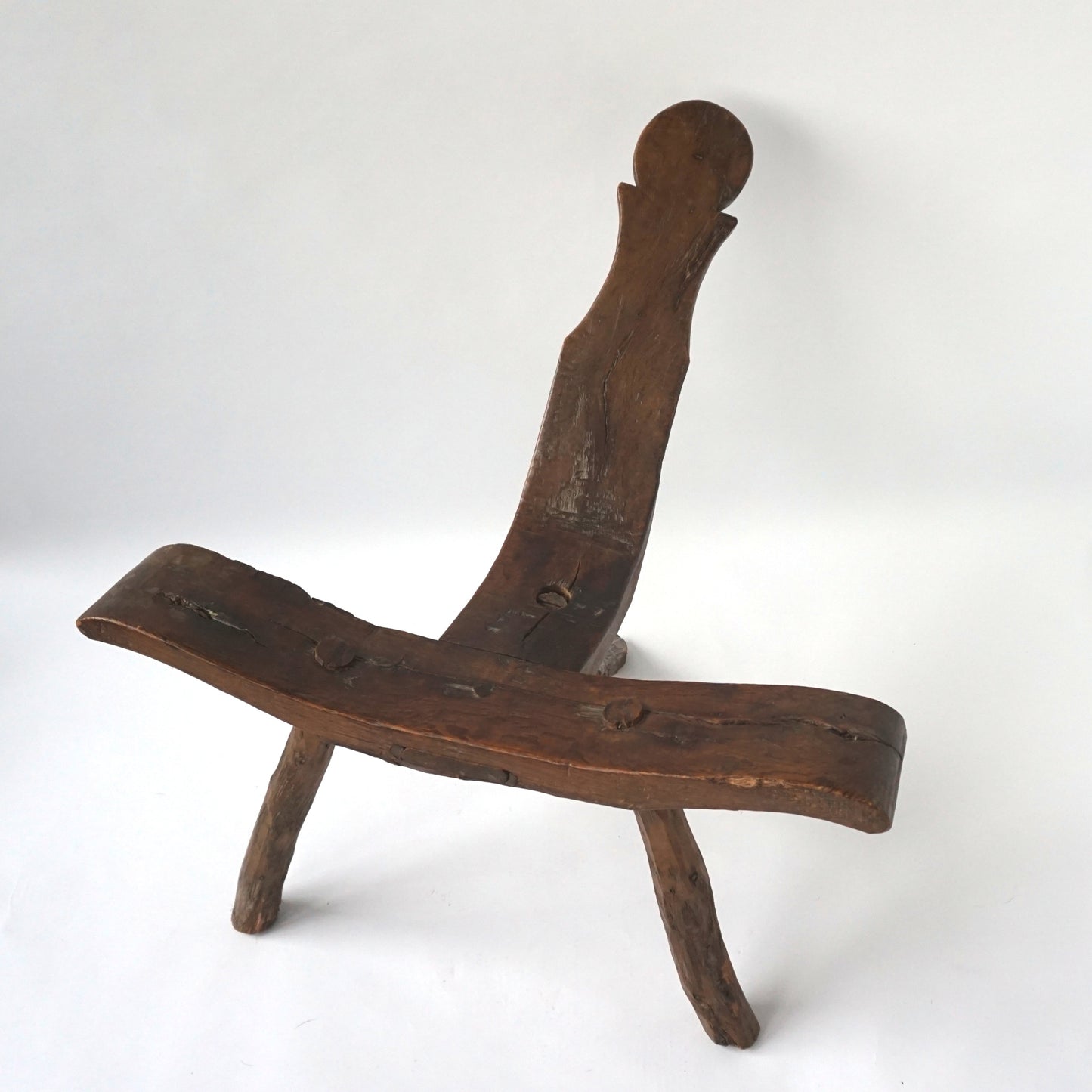 antique tripod chair