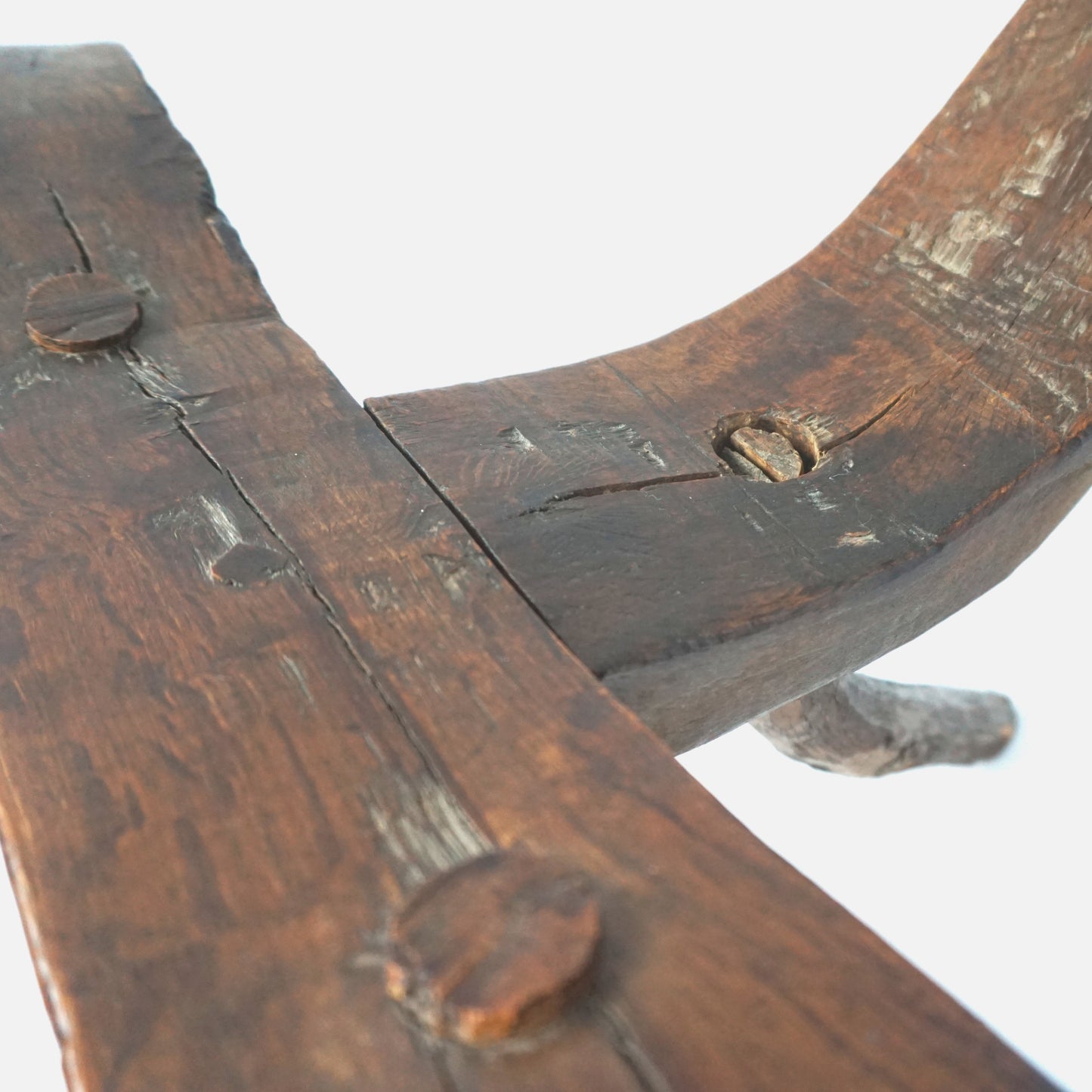 antique tripod chair