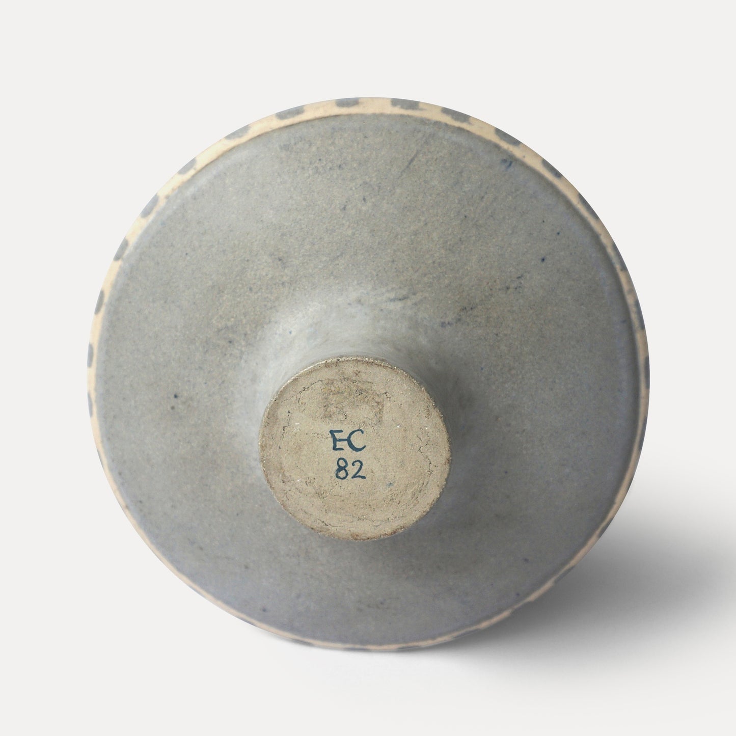 striped cylindric pot