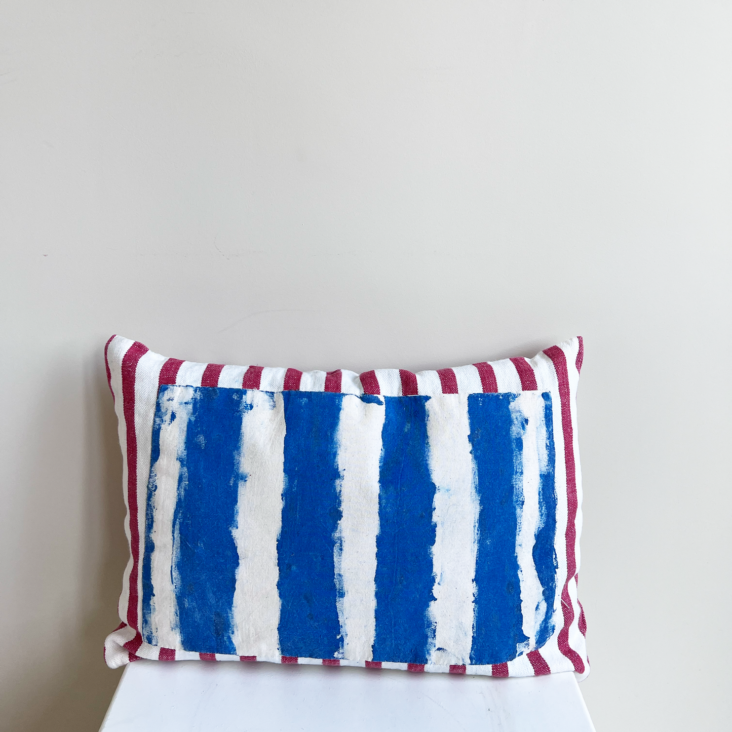 striped cushion