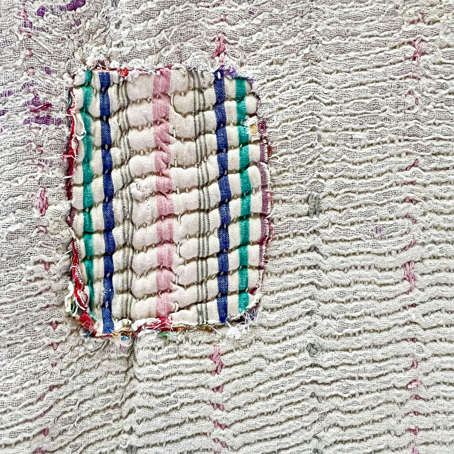 widely striped kantha