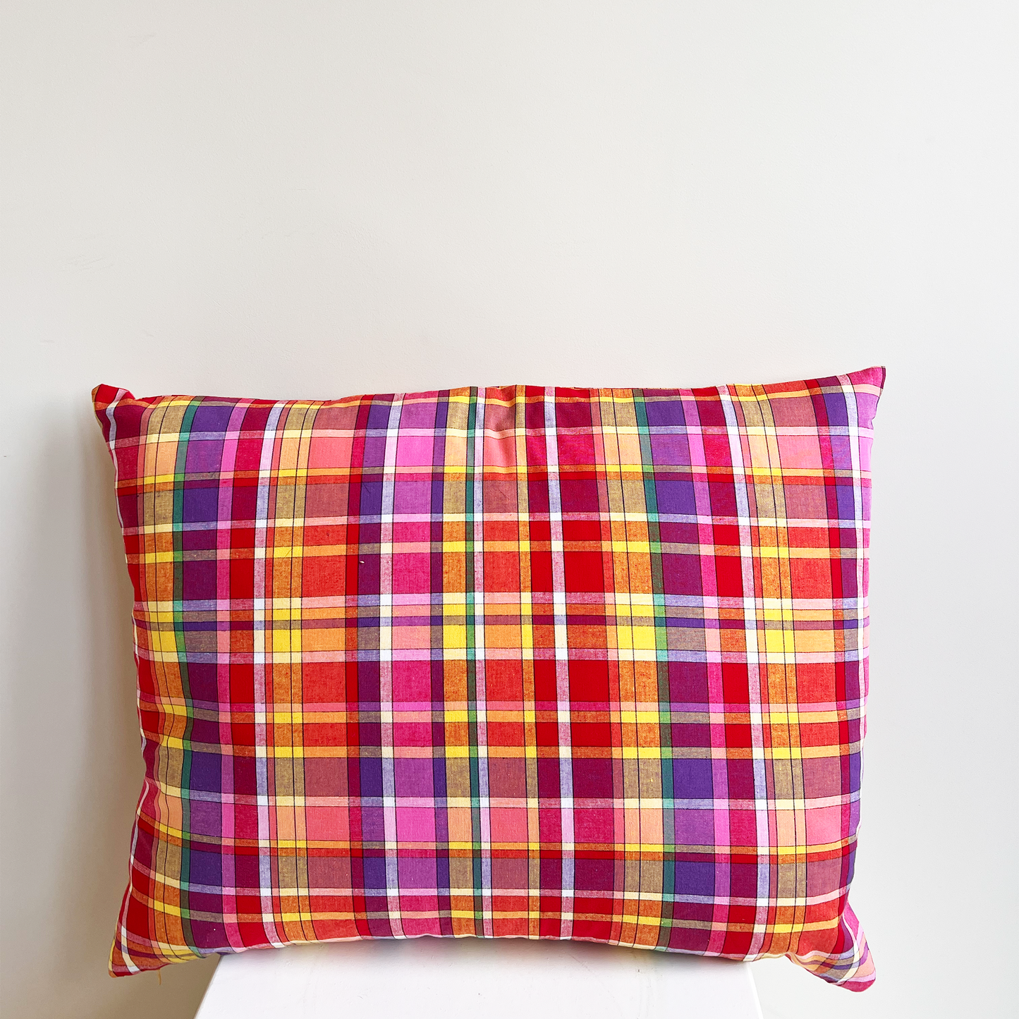 Madras Green cushion