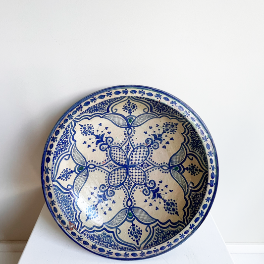 antique Moroccan platter