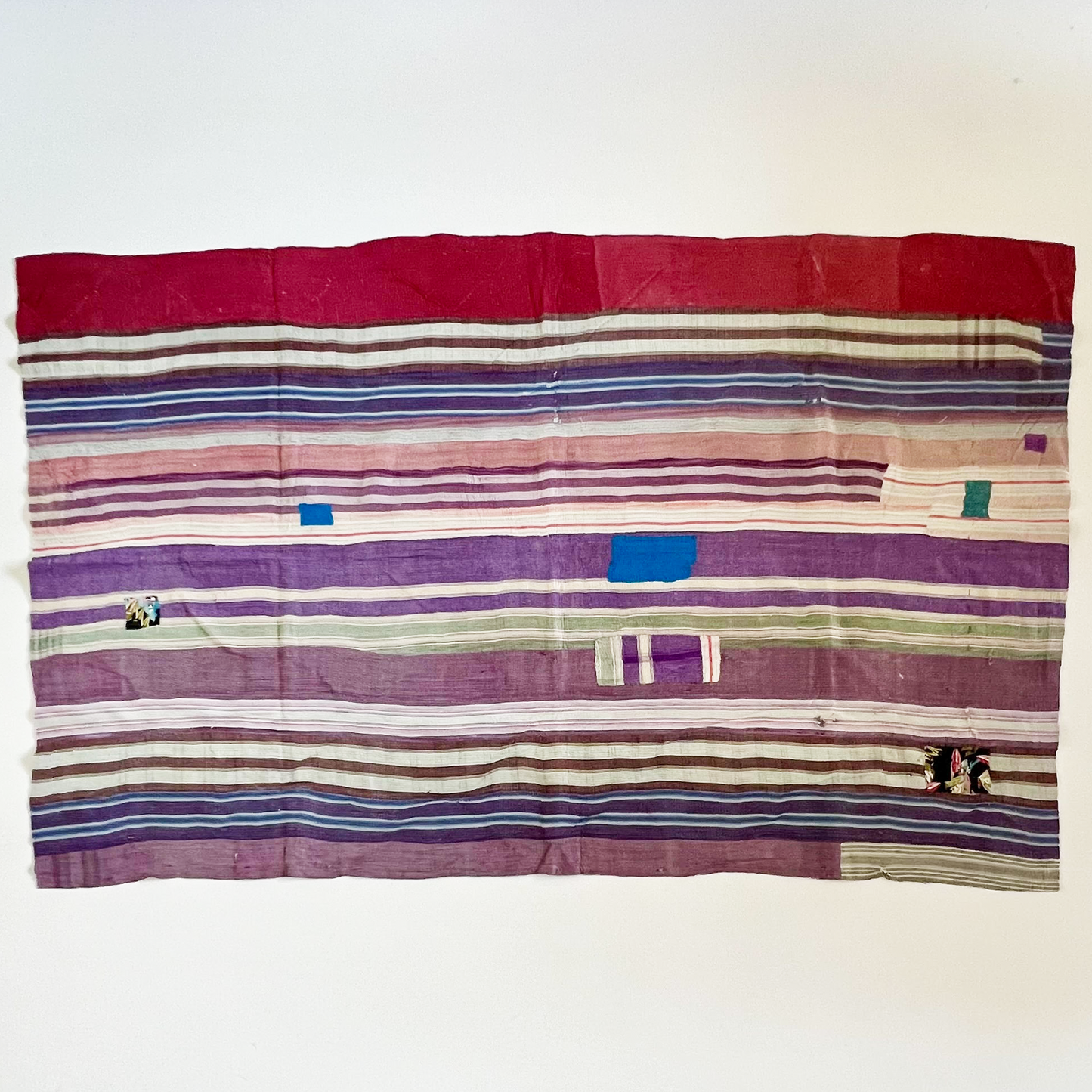 purple striped kantha