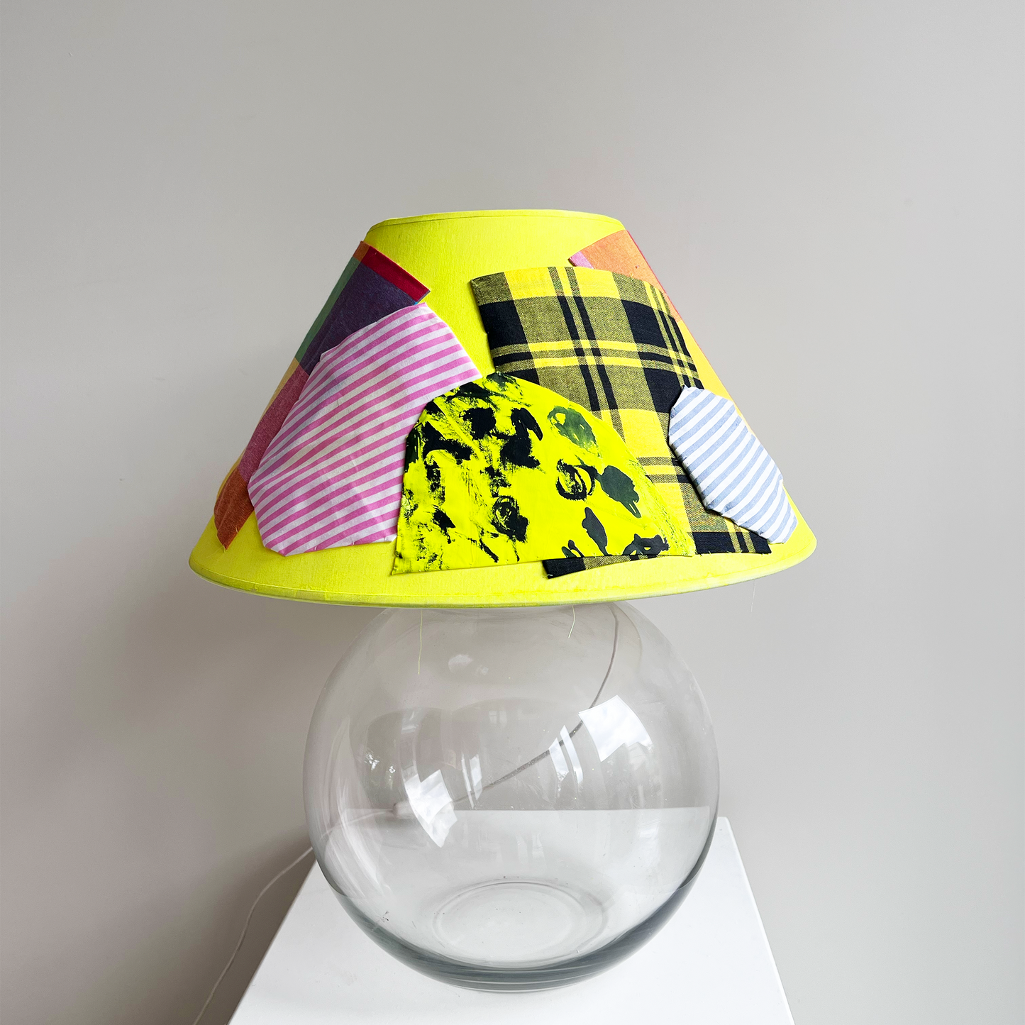 lampshade "Yellow Patched"