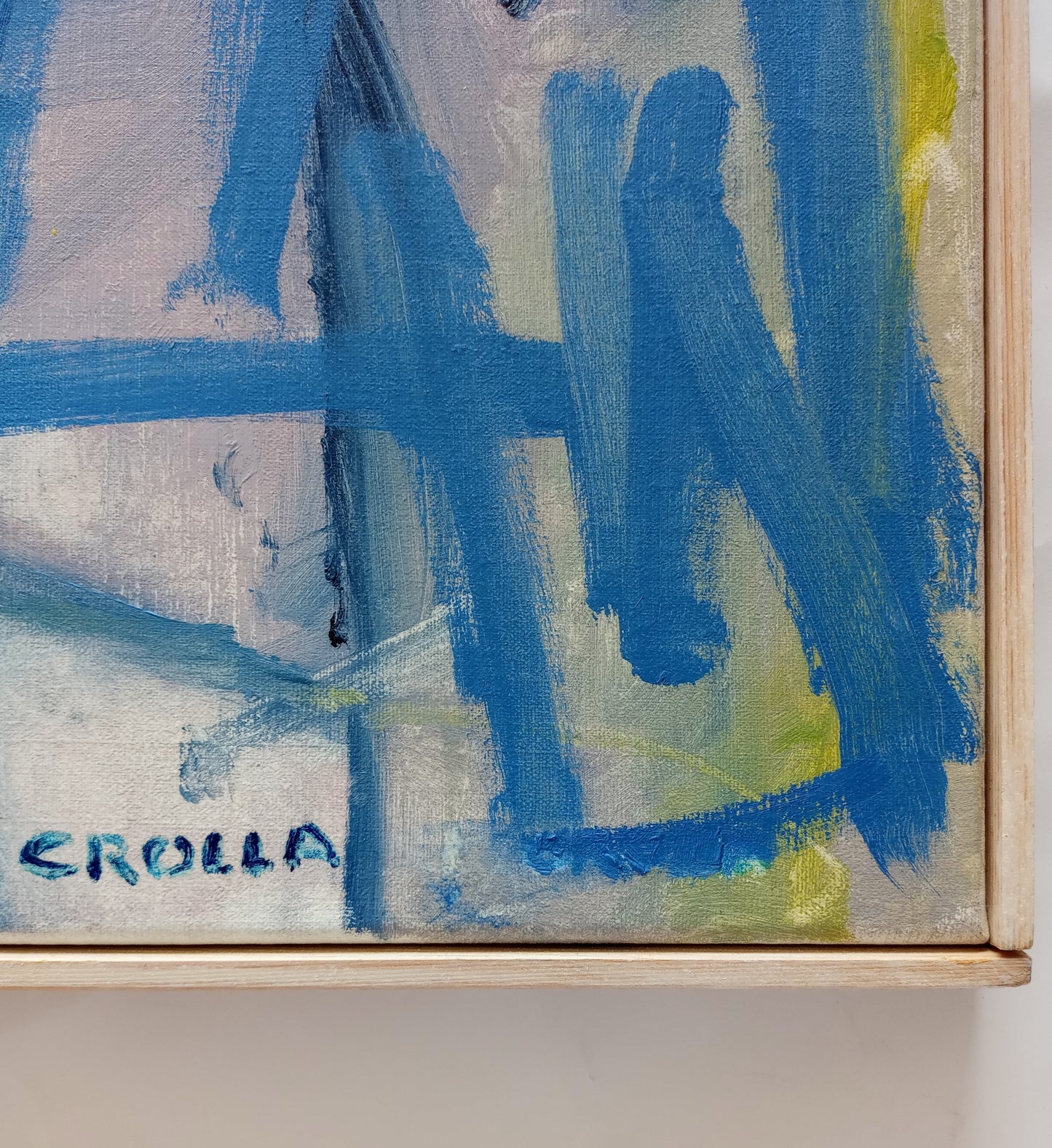Resi Crolla, abstract oil painting