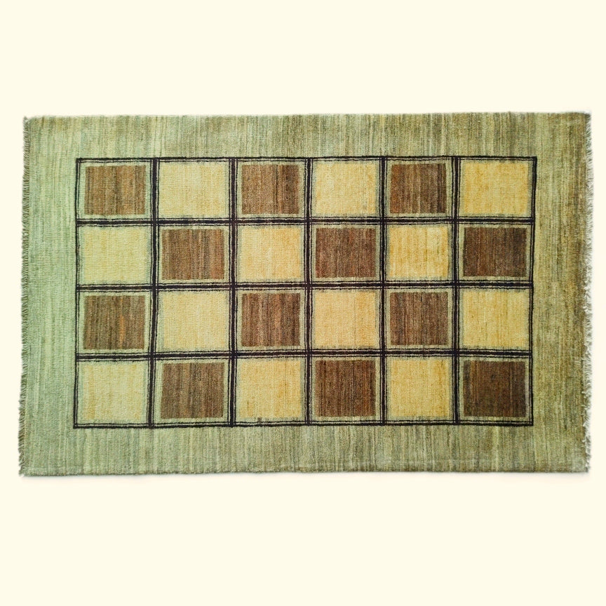 woolen checkered rug