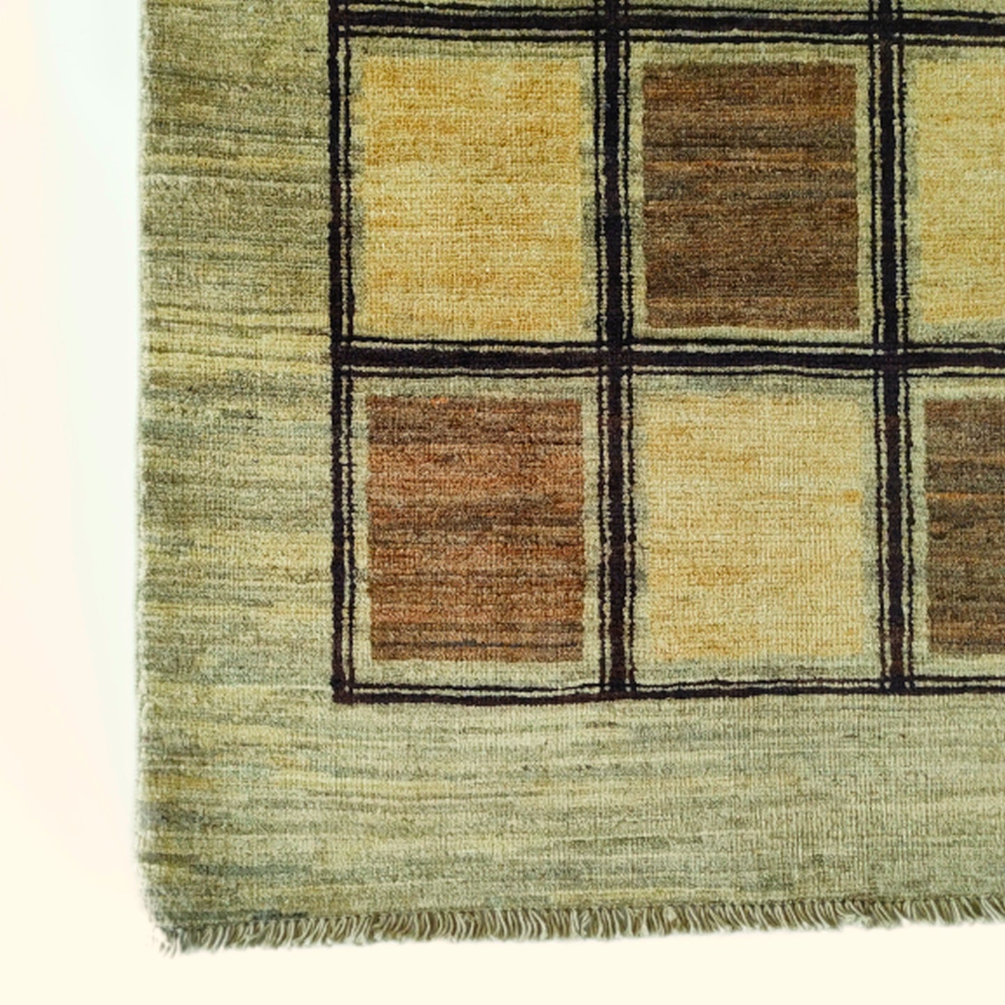 woolen checkered rug