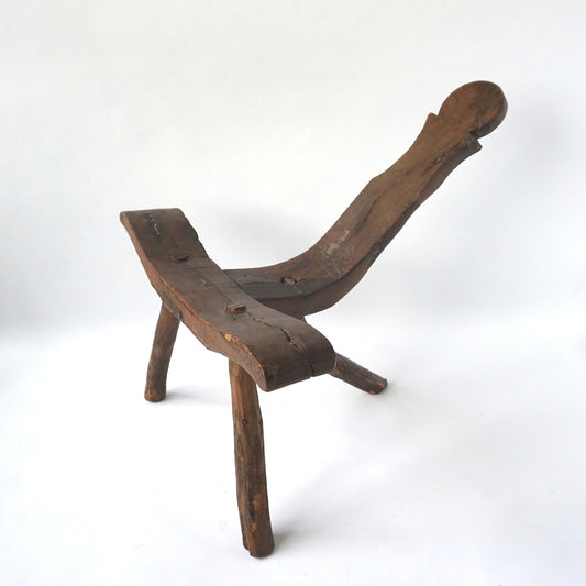 antique tripod chair